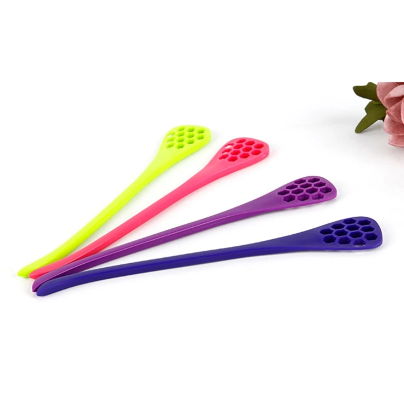 

Salon Hairdressing Dyeing Brush Mixer Hair Dye Cream Honeycomb Stirring Stick