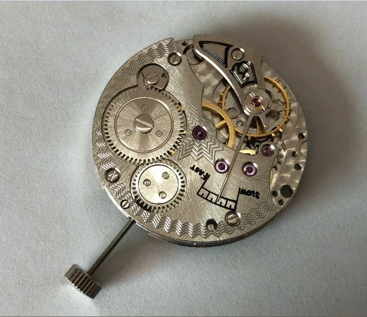 Азиатские Мужские механические часы с ручной обмоткой 17 драгоценностей ts