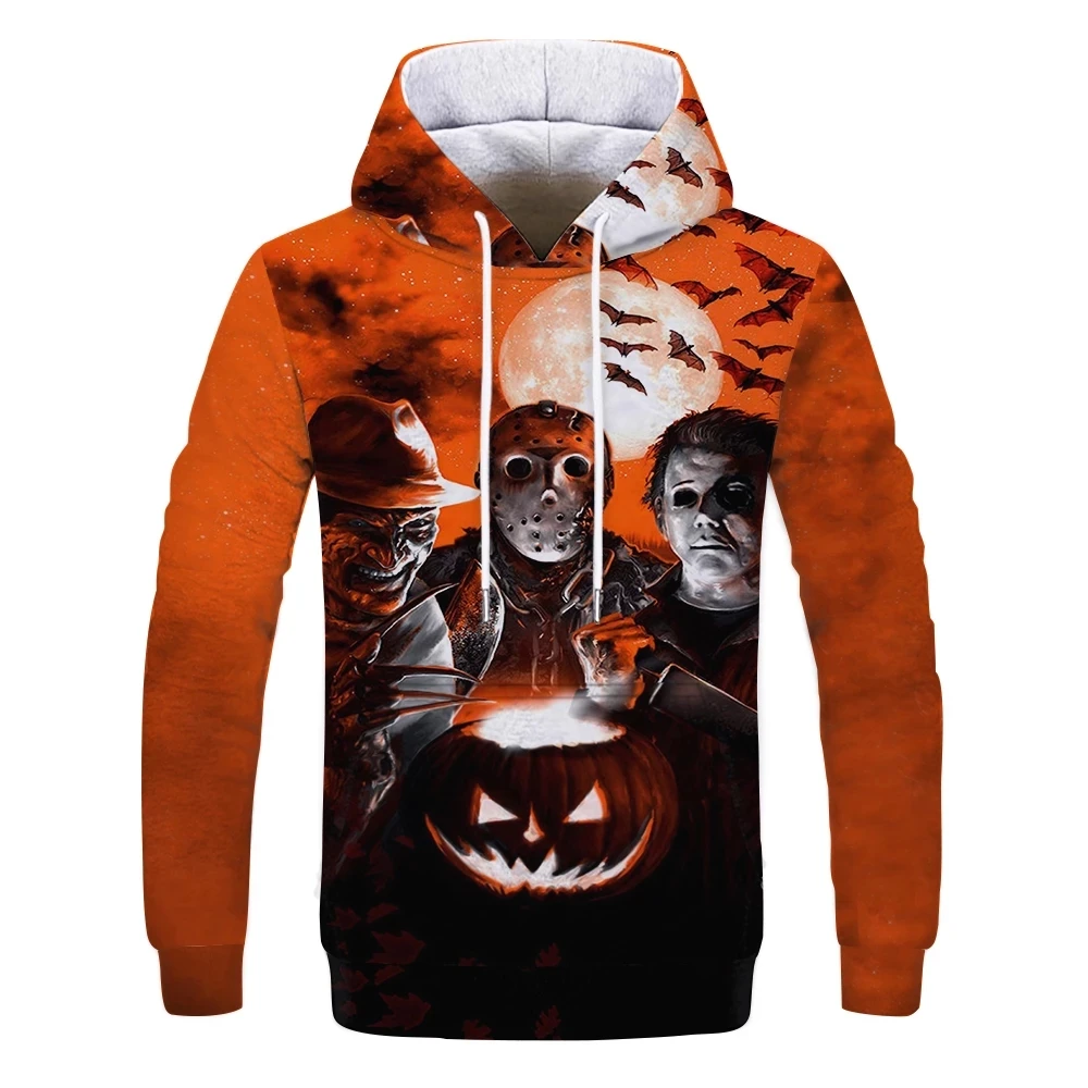 

New fashion Pumpkin Halloween Men Hoodie Sweatshirt 2020 Spring Autumn Fleece To Keep Warm Mens Hoodies Leisure Sweatshitrs