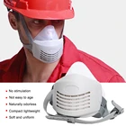 Противопылевая маска PM2.5, респираторная маска, промышленная Защитная силиконовая маска и сменная хлопковая противопылевая дышащая маска с фильтром