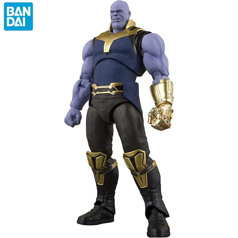 BANDAI Marvel танос Репринт Мстители Бесконечность перчатка 19 см S.H. Фигуртс куклы Экшн