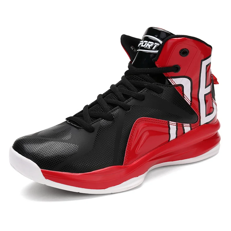 red Новинка, дешевые мужские баскетбольные кроссовки,, брендовые, zapatos hombre, с высоким берцем, Jordan, Ретро стиль, Уличная обувь, нескользящий светильник, кроссовки - Цвет: red