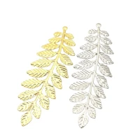 10 pcs 3294mm gold colorwhite k metal filigree flower slice leaves charms base setting jewelry diy hair components findings