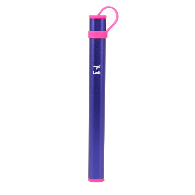 Purple Blue Контейнер для палочек для еды трубы коробка из алюминиевого сплава чехол для титана контейнер для палочек для еды коробка без палочек для еды 5 цветов выбор Ti5800 - Цвет: Purple Blue