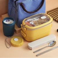 portable 304 stainless steel lunch box office worker bento box 2020 new large capacity student children food container