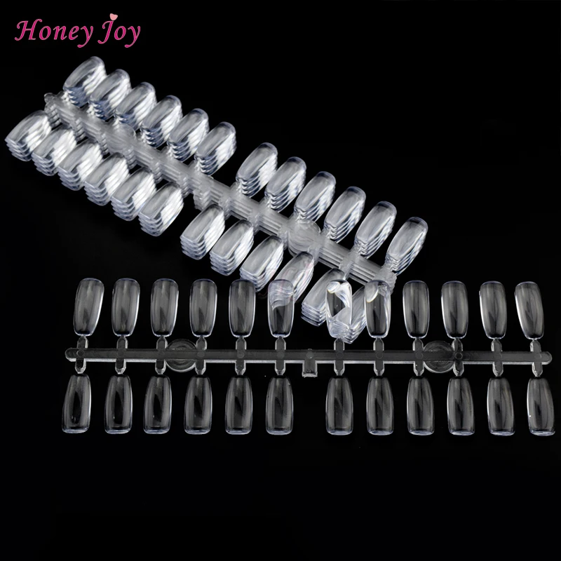 120 шт./лот Pro квадратные накладные ногти для УФ-геля цветной дисплей | Красота и