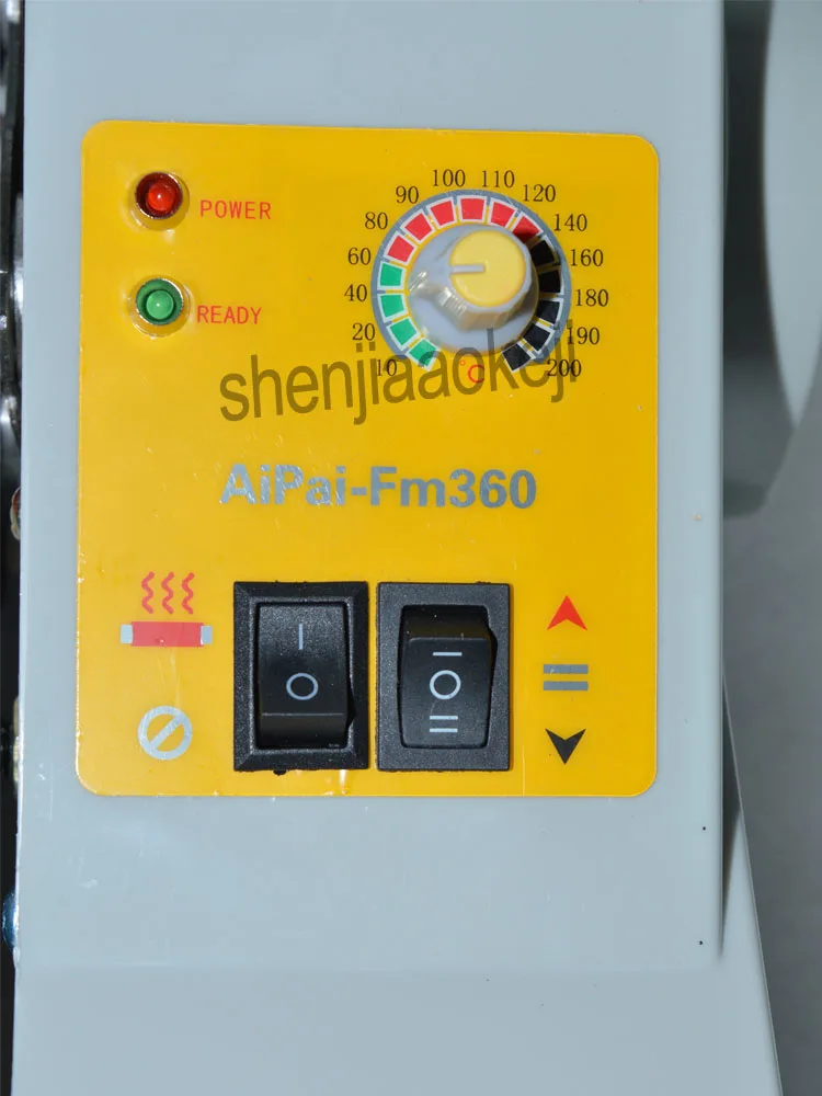 FM360 110 v/220 v A3 машина для ламинирования бумаги, ламинатор холодного рулона, четыре ролика, Рабочая карта, офисный ламинатор для файлов