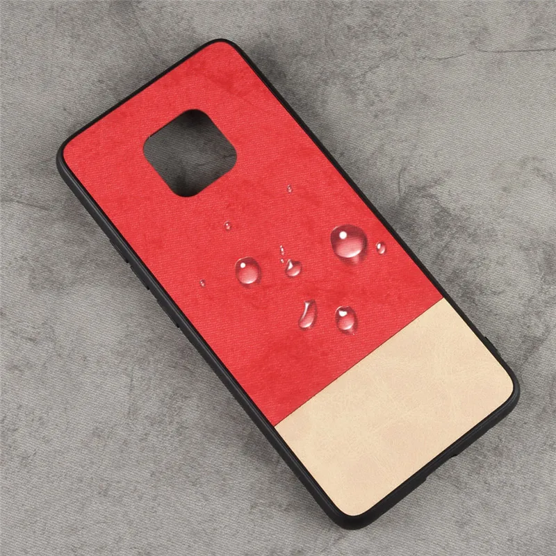 for Huawei Mate 30 Pro 20 20X Lite Case Farbic Leather Matte Back Cover Soft Bumper Mate20 X 20Pro Funda Shell |