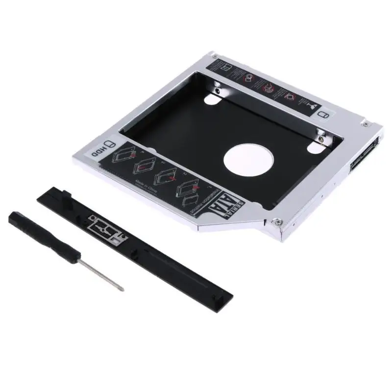 VKTECH 9 5 мм/12 7 мм алюминиевый HDD Caddy SATA 3 0 жесткий диск HD SSD чехол Корпус для ноутбука