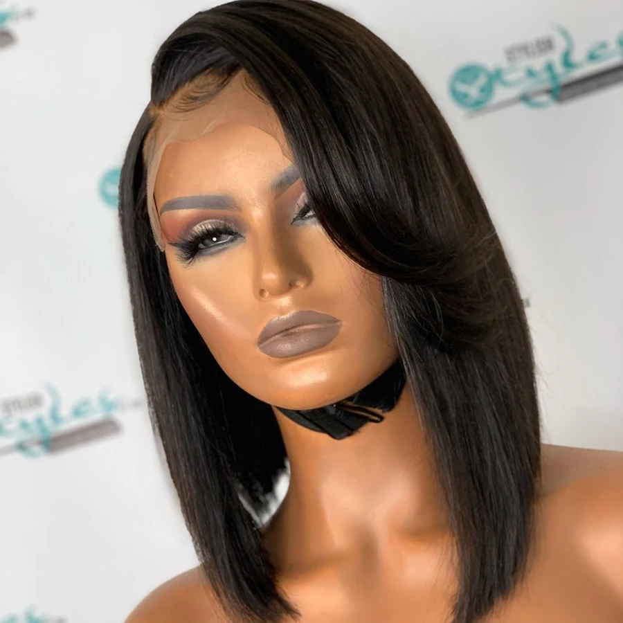 4*4 парик на шелковой основе кружевные передние человеческие волосы парики