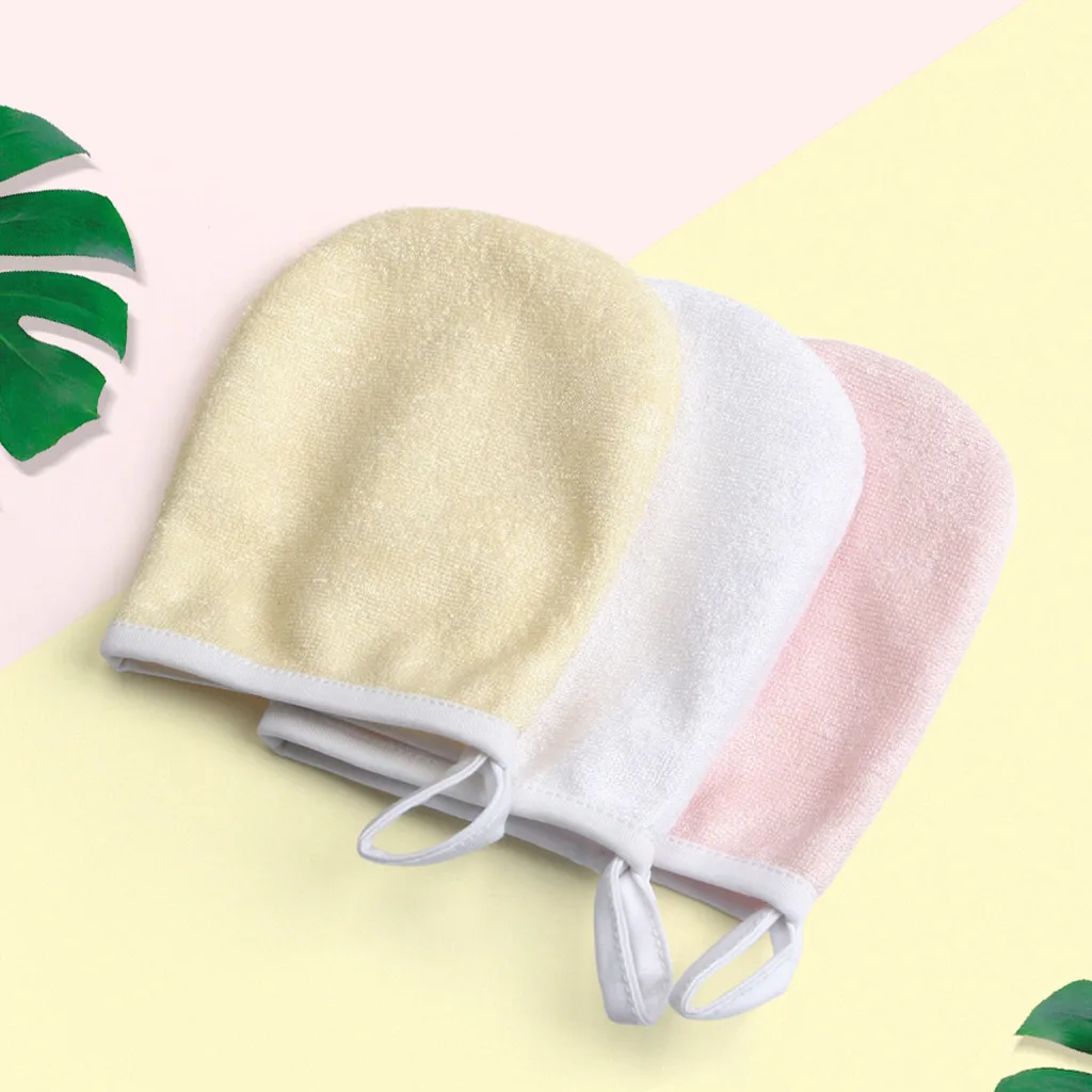 Перчатки для мытья лица 1 шт. мягкие многоразовые перчатки снятия макияжа