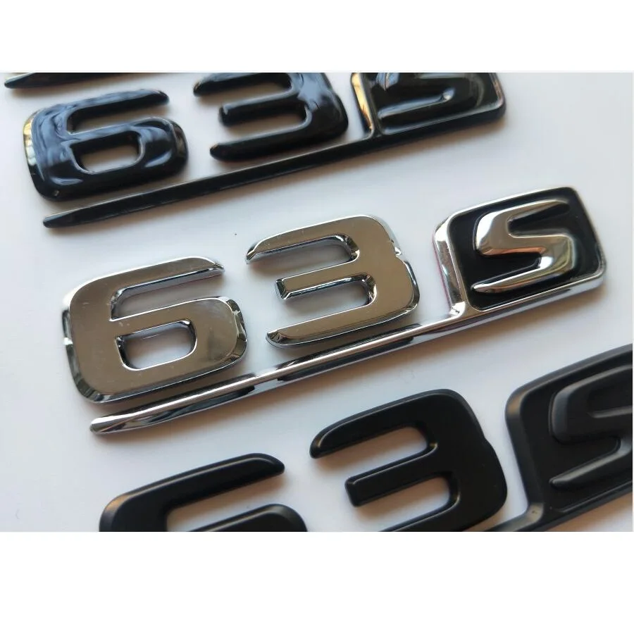 

Chrome Silver Letters Trunk Badges Emblems Emblem Badge for Mercedes Benz CLS53 CLS63 CLS53s CLS63s AMG V8 BITURBO 4MATIC
