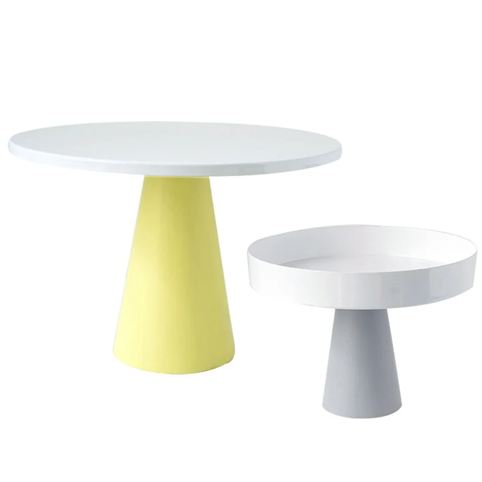 Цветная подставка для торта Msjo деревянная стойка с кованой железной десертной