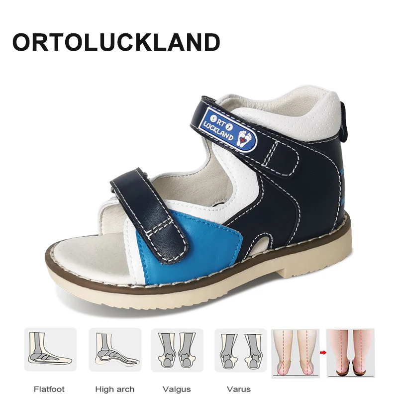 

Baby Girls Shoes Boy Summer Sandals Kids Flatfeet Orthopedic Princess Footwear For Children Toddler Barefoot Size 19 20 21 22