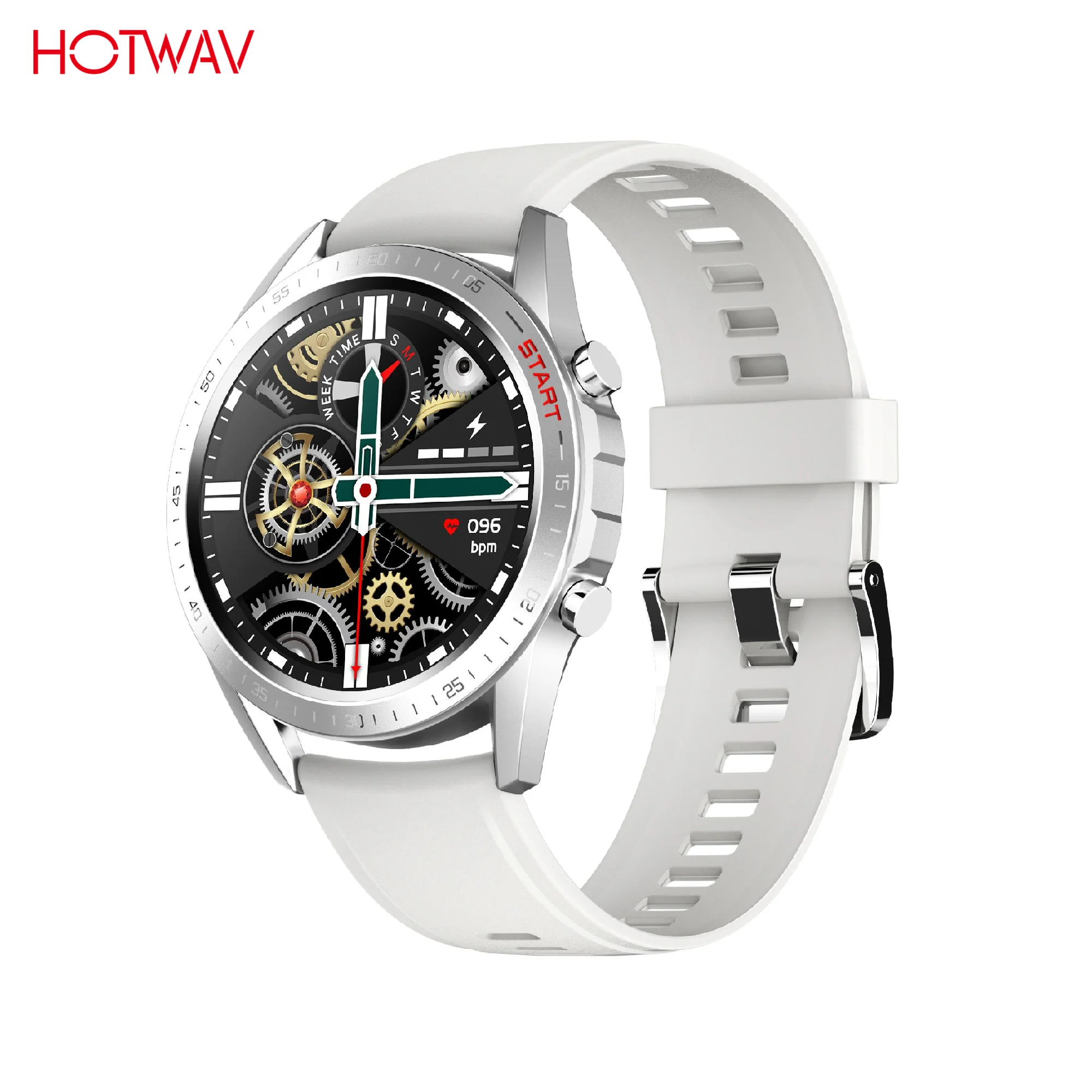 

Hotwav 2021 New Smart Watch V20 Support Multiple Languages IP68 Waterproof Sports Watch For Men Heart Rate Monitor Custom Dial