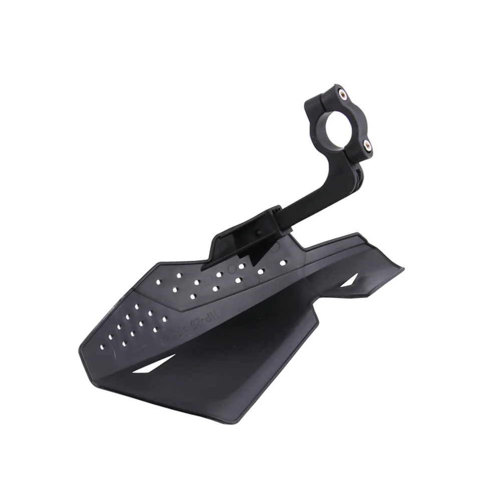 

1 Pair Motorcycle Handlebar Wind Guard Hand Guards 7/8 Inch Handle Handguard Protector Bike Brush (Black)