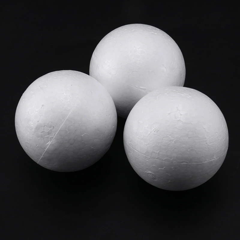 

White Styrofoam Balls Craft Balls Polystyrene Foam Balls for Crafting, Modeling Projects, Floral Arrangements, Wedding Party Dec