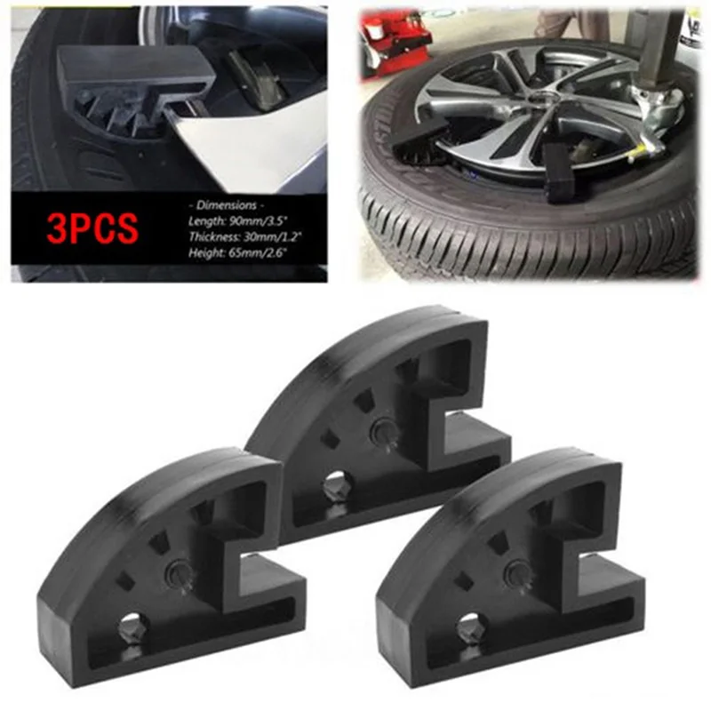

3pcs Nylon Bead Drop Center Depressor Clamp Wheel Rim Run Flat Tire Changer Car Tire Fixing Clamp Black white Tire Repair Tools