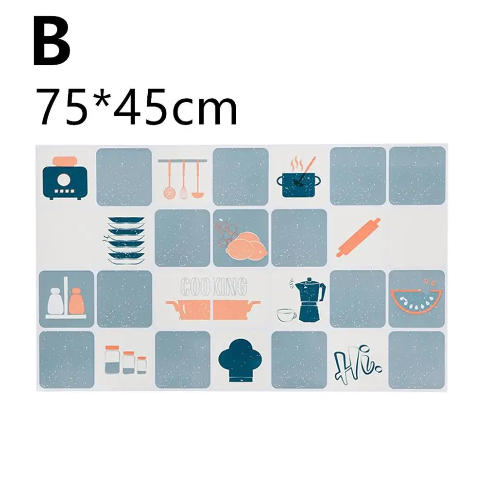 

75*45cm kitchen high temperature waterproof wallpaper sticker kitchen oil proof sticker aluminum foil oil proof sticker