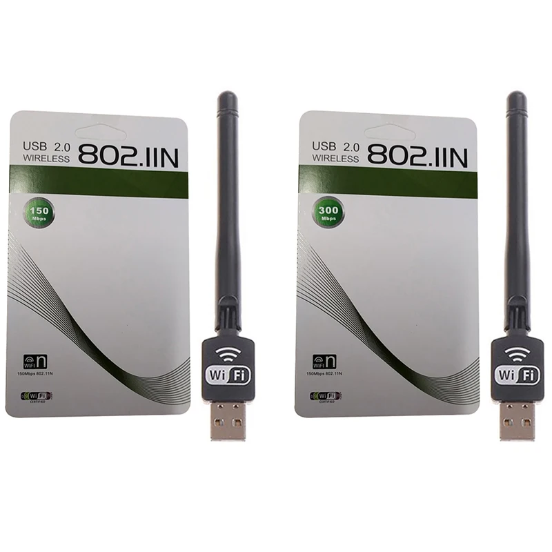 USB 2 0 Wi Fi беспроводная сетевая карта 150M 300M 802 11 b/g/n LAN адаптер Антенна для ноутбука и