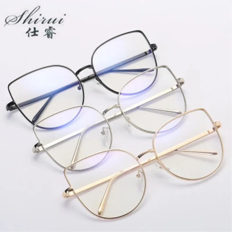 Модные мужские и женские оптические очки с оправой из сплава прозрачным стеклом