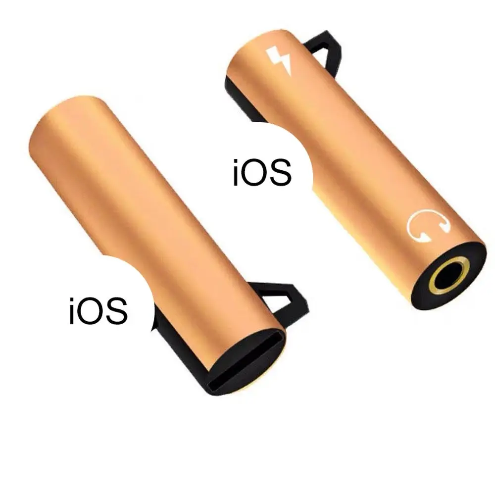 

2 In 1 Audio Adaptador Charging Earphone Cable For iPhone 11 12 Pro Max Aux Jack Headset Lighting 3.5mm To Headphone Splitter