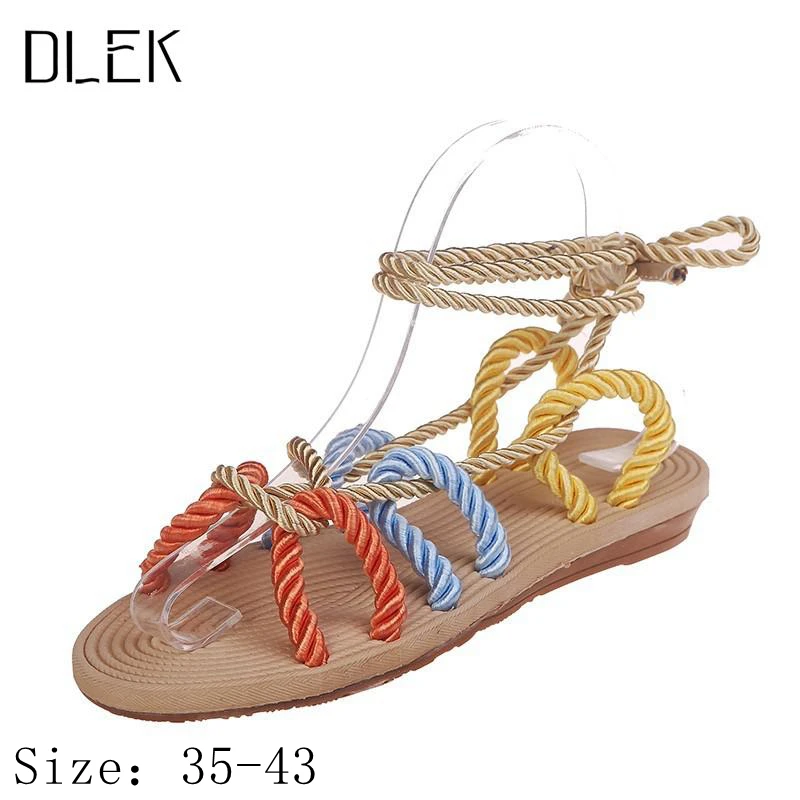 2020 новый дизайн гладиаторские босоножки женские в римском стиле стиль трость