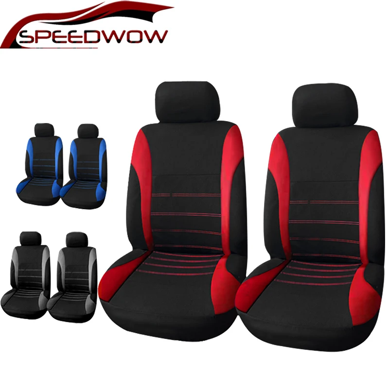 SPEEDWOW 4 шт. сиденья передовые чехол для переднего сиденье с защитой от проколов