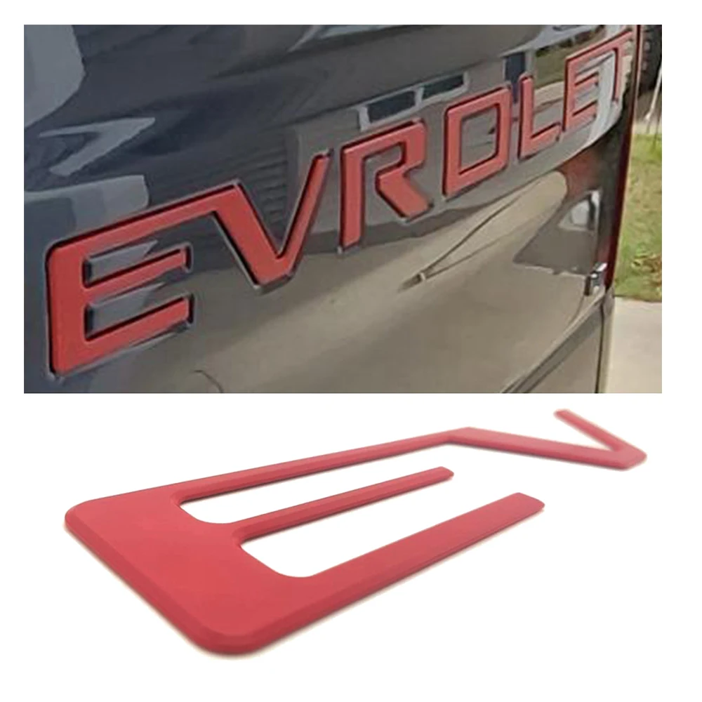 Подходит для модификации вставок задней двери Chevrolet SILVERADO CHEVROLET пикап стандартные 3D буквы.