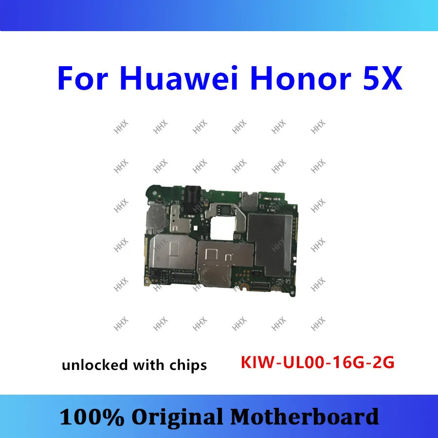 Оригинальная материнская плата для huawei Honor 5X, KIW-UL00-16G-2G разблокирована с полным чипом, хорошо протестированная материнская плата, хорошая работа