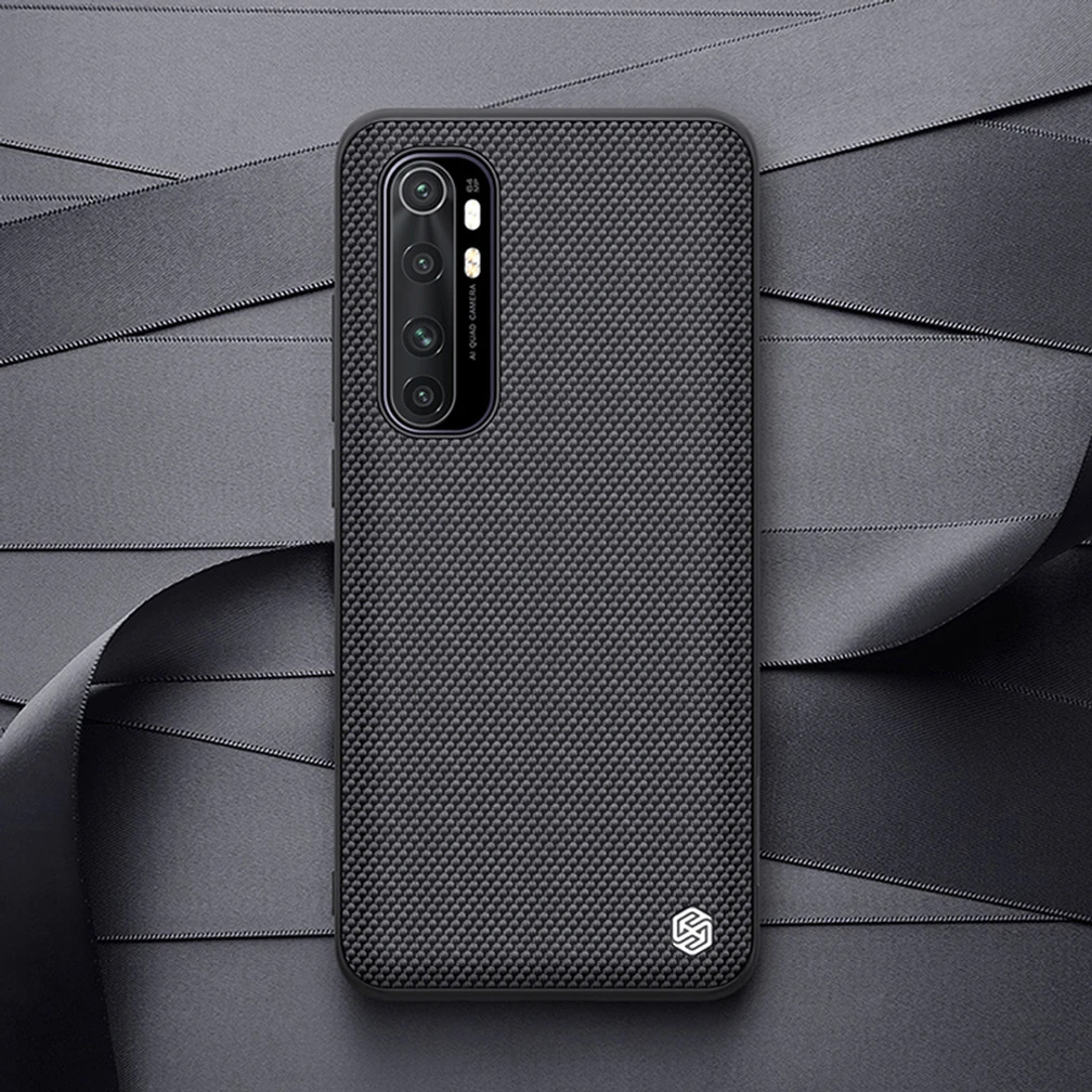 Чехол NILLKIN для Xiaomi Mi Note 10 Lite текстурированный нейлоновый волоконный роскошный
