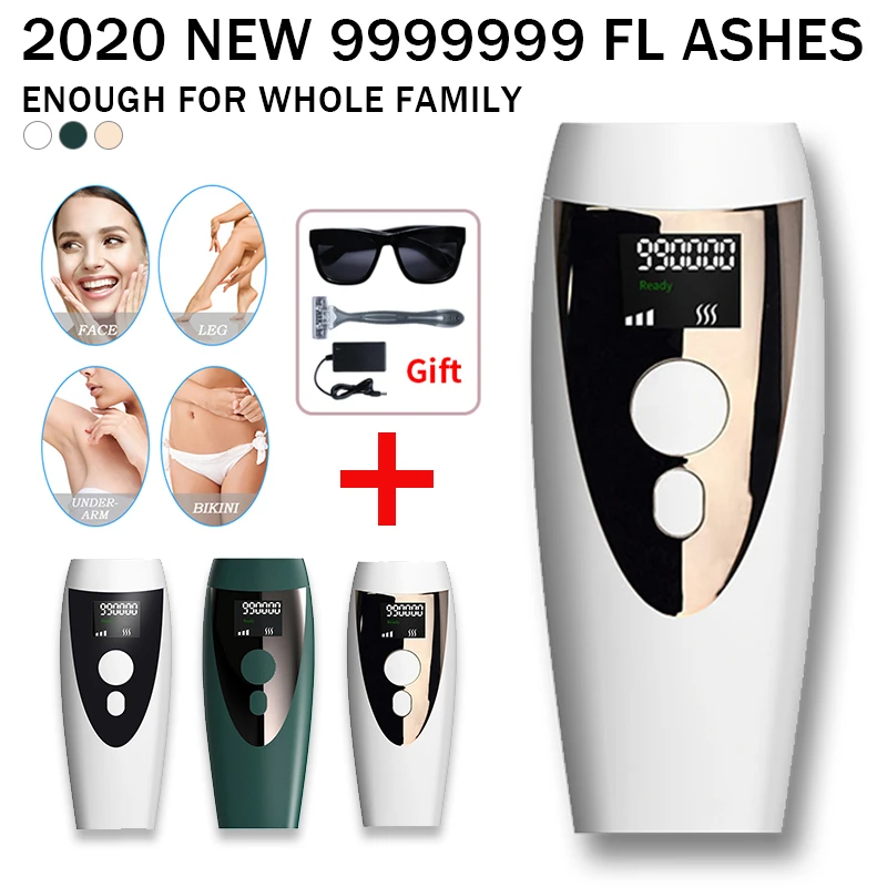 

990000 Flashes Laser Epilator Permanent IPL Photoepilator Hair Removal Depiladora Painless Electric Epilator Dropship