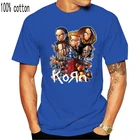 Новая Черная Мужская футболка с персонажами из мультфильма KORN, альтернативная рок-группа, размер S-3XL, футболка для фитнеса размера плюс размера