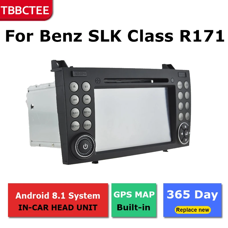2 Din Android Радио BT GPS навигация wifi стерео видео для Mercedes Benz SLK Class R171 2004 ~ 2011