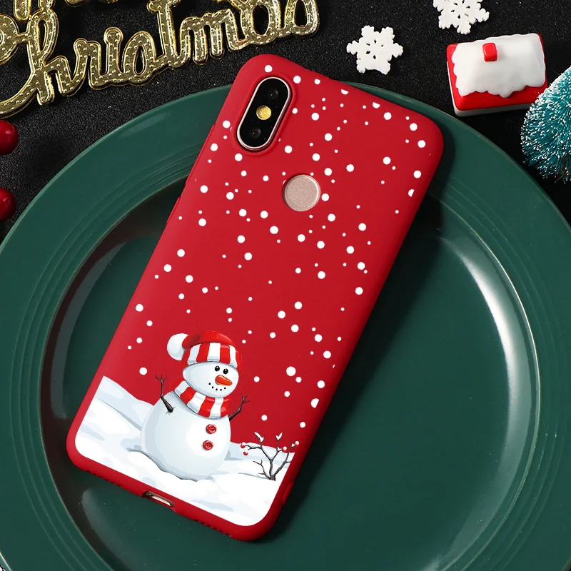 Рождество Лось для ТПУ Xiaomi mi CC9 9T Pro 9 SE F1 A1 A2 5X6X8 Lite красный mi Note 8 7 6 5 Pro 7 K20 Pro 7A 6A счастливый новогодний чехол
