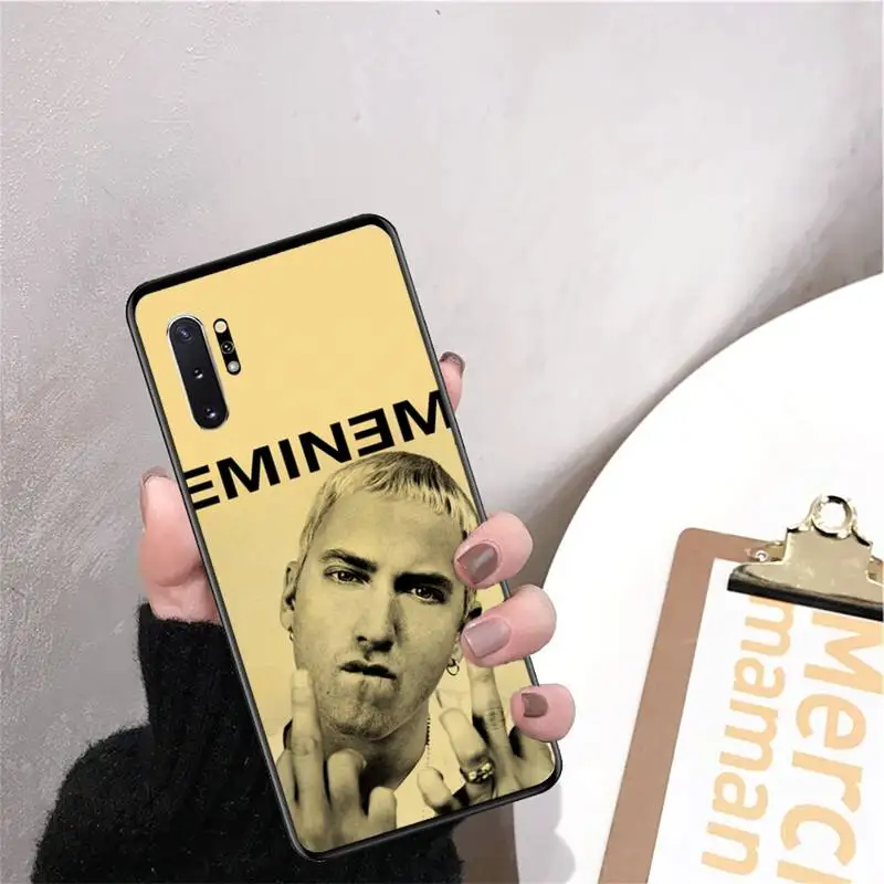 

Rap God Eminems Phone Case For Samsung Note8 9 10 20 Case For Note10Pro 10lite 20ultra M20 M31 Funda Case