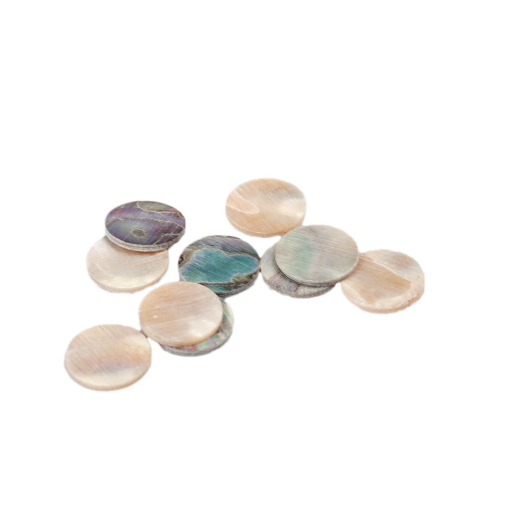Guitar Sound Point Dot Colorful Shell 10PCS 10mm Accessories &ampPart New | Спорт и развлечения