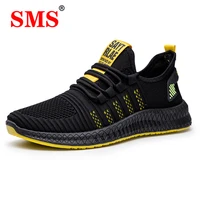 sms 2020 new men mesh sneakers casual running shoes fashion lac up shoes lightweight comfortable breathable walking sneakers