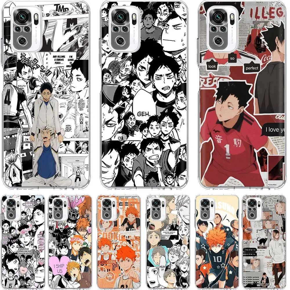 

Haikyuu Haikyu Manga Phone Case Funda For Xiaomi Redmi Note 10 Pro 9S 10S 9 8 Pro 8T 8A 9A 9C 7 7A 6 6A Soft Cover Coque