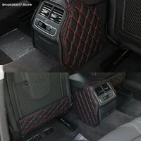 car seat back anti kick mat anti dirty protector cover waterproof pads for audi a5 a4l 2009 2019 car accessories
