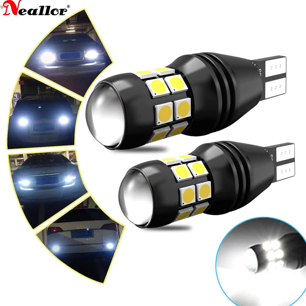 W16W T15 Светодиодный лампочки Canbus 921 912 для Ford Focus 2 3 Fusion Flex Fiesta Escape C Макс край F 150