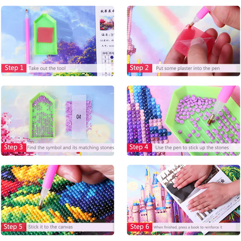 Новый Алмазный Декор 5D DIY Вышивка мечта Одуванчик закат милый алмаз Ежик стразы