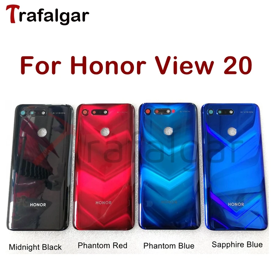 Чехол для huawei Honor V20 View 20, задняя крышка из стекла, задняя дверь, чехол для huawei Honor View 20, Задняя стеклянная панель, PCT-AL10
