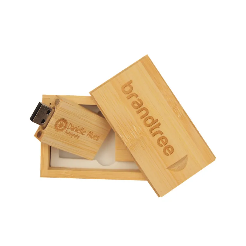 USB 2 0 деревянный флеш накопитель флешка карта памяти + Подарочная коробка 4 ГБ 8 16 32