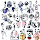 Женский браслет из серебра 2021 пробы, с Шармами