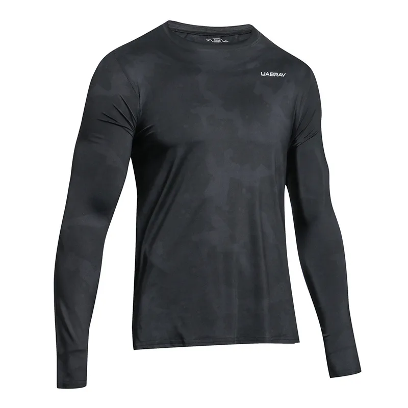 

Sports Long-Sleeved Men's T-shirt Outdoor Training Running Quick-Drying Shirt Dry Elastic Sports Fitness Long-Sleeved