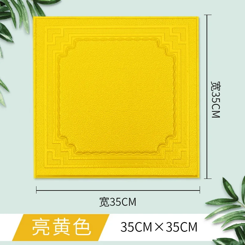 3D Brick Wall Sticker DIY Decoration Creative Wallpaper Self-adhesive Soft Case Anti-collision Bedroom Living Room | Обустройство