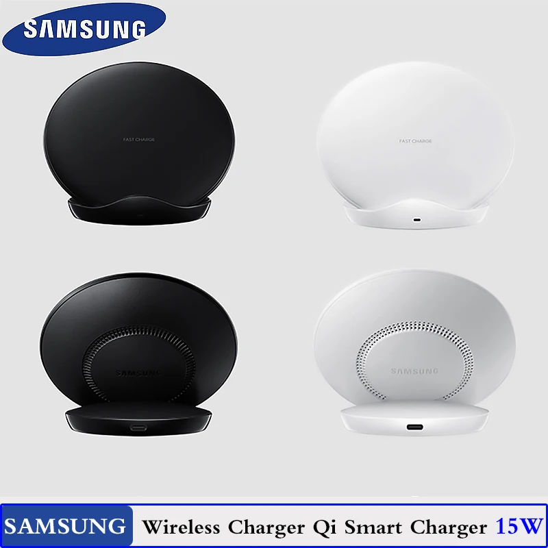 Оригинальное Быстрое беспроводное зарядное устройство Samsung Qi Smart Quick Charge для iPhone X