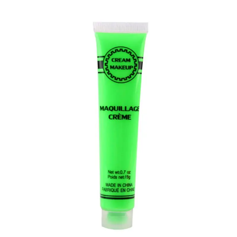

6 Pcs Set Face & Body Paint Neon Glow in the Dark for Rave Festival Party 40JC
