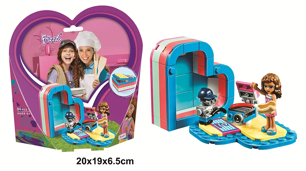 Наборы из серии Друзья Эмма Стефани Мия Оливия Андреа строительные блоки игрушки